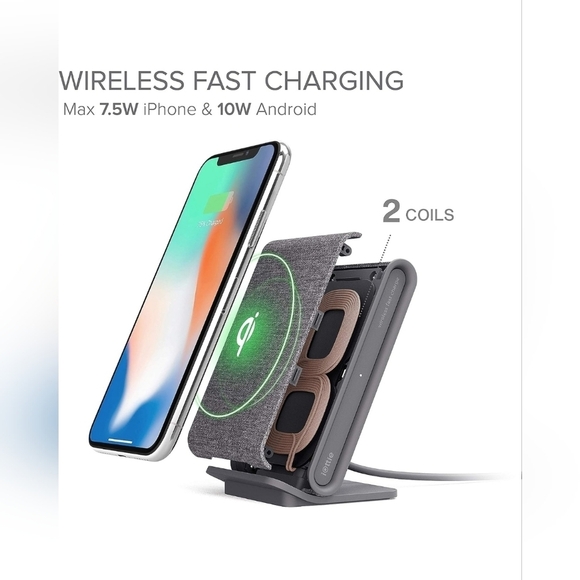 iOttie iON Wireless Fast Charging Stand || Qi-Certified Charger 7.5W, NEW. - Picture 6 of 8
